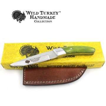 Wild Turkey Handmade Collection Fix Blade Knife 8" Overall